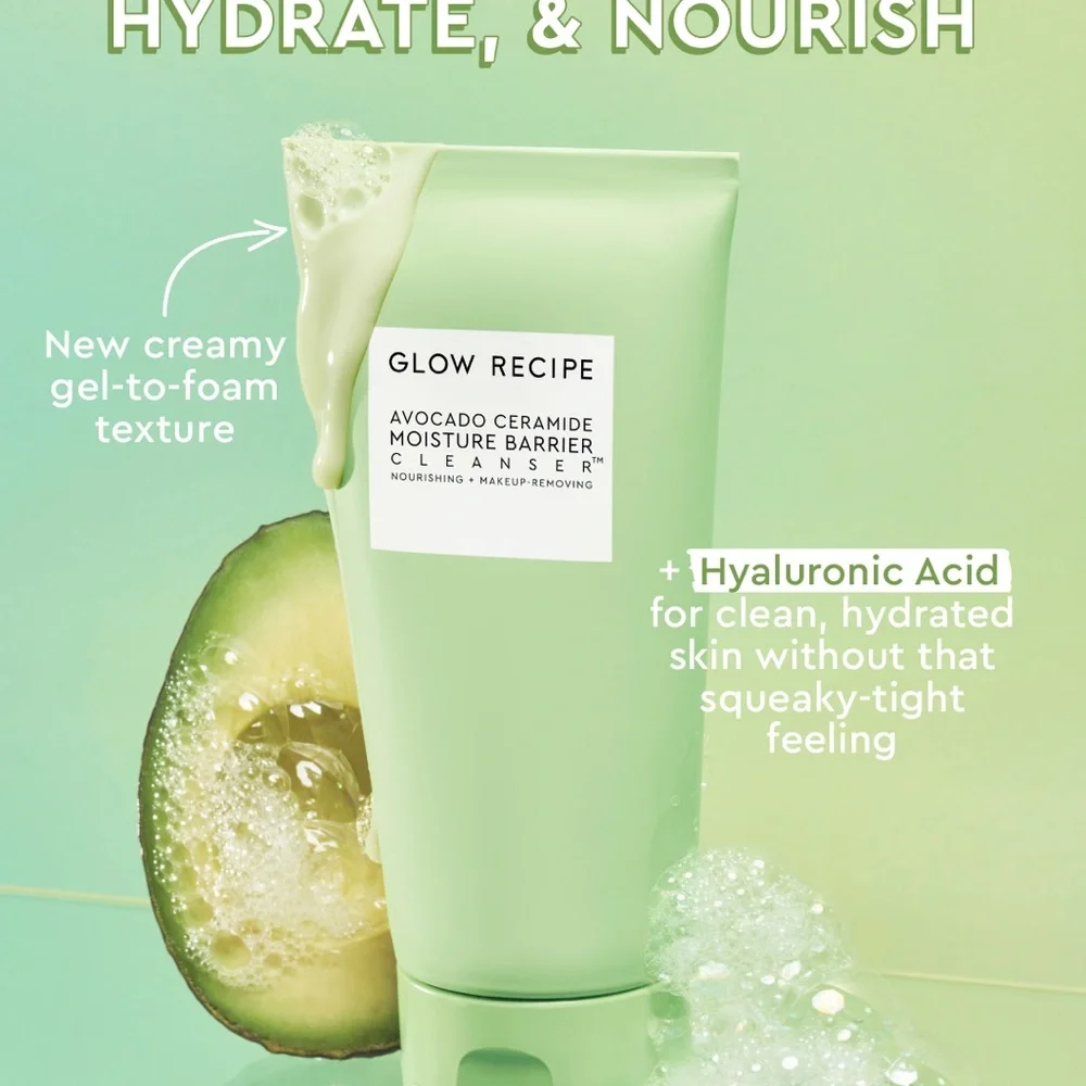 Glow Recipe Avocado Ceramide Moisture Barrier Cleanser Full Size 5.07 Oz